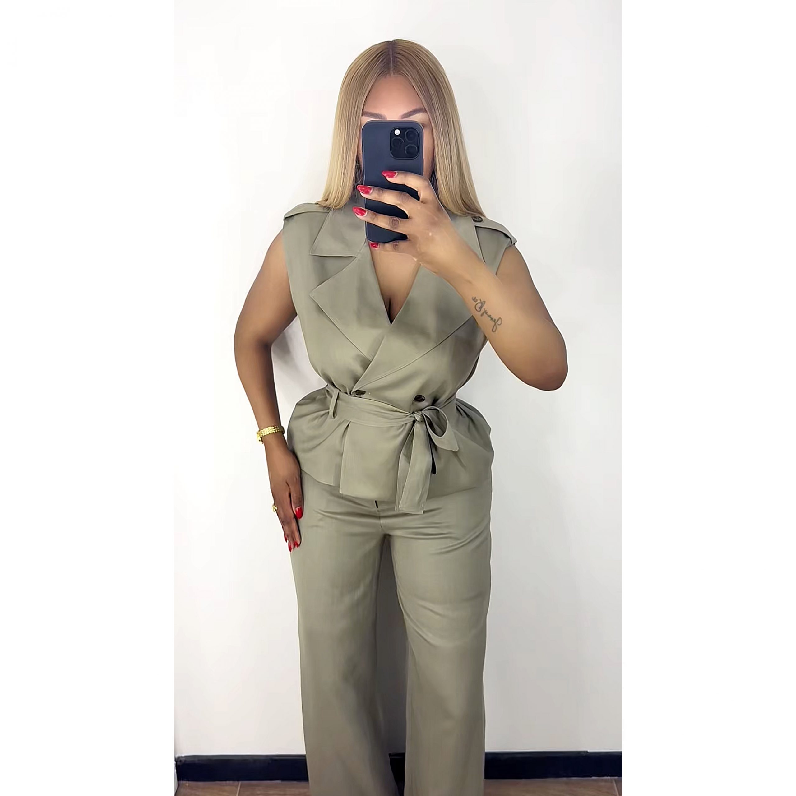 ISIMG-742426 ENSEMBLE GILET KAKI – Image 1