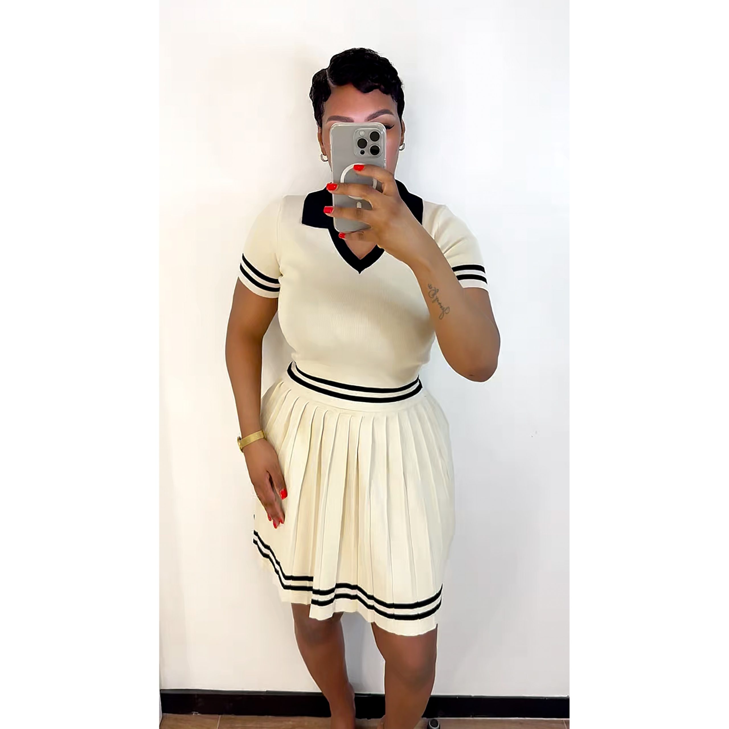 ISIMG-806418 ENSEMBLE MAILLE BEIGE – Image 1