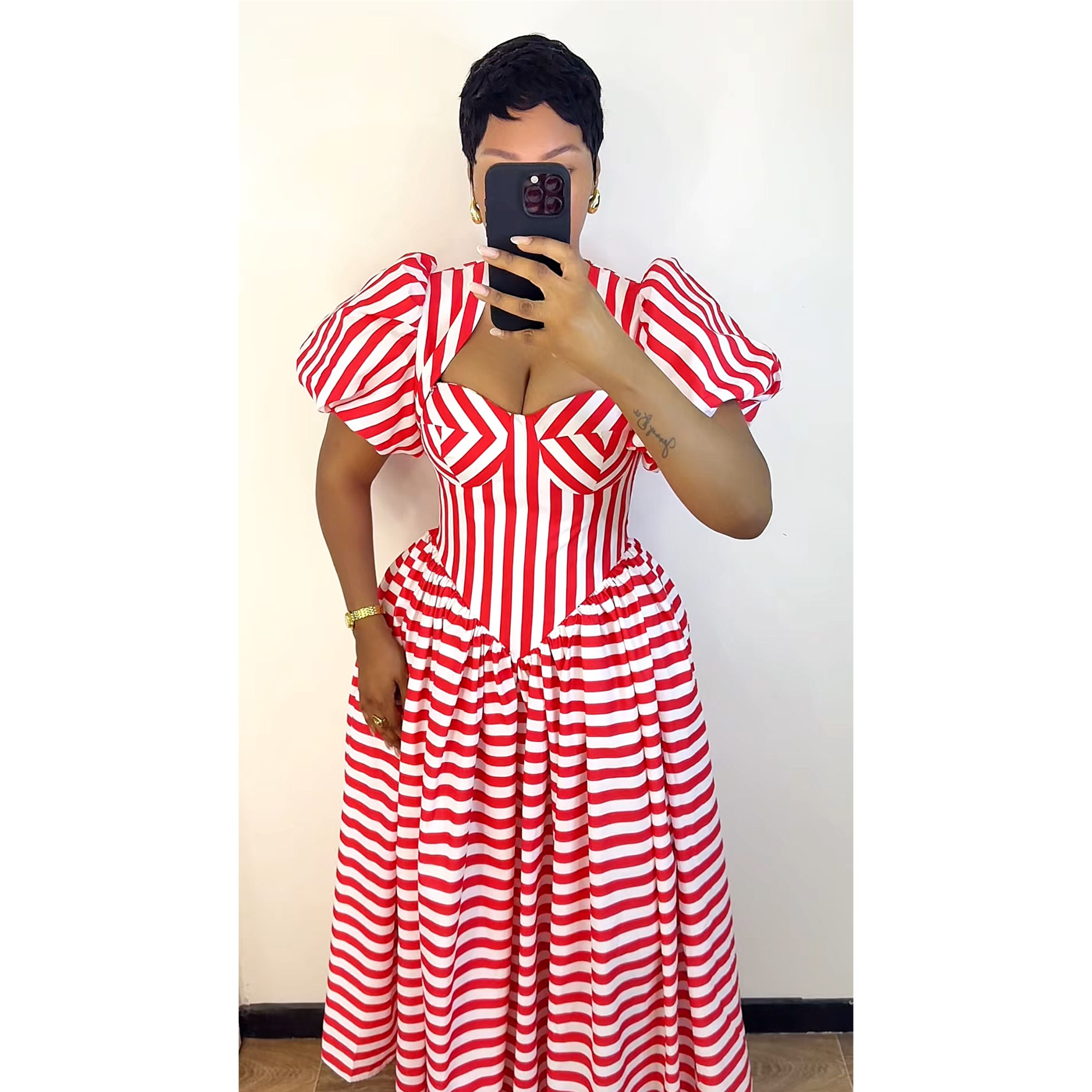 ISIMG-837716 ROBE RAYURE ROUGE – Image 1